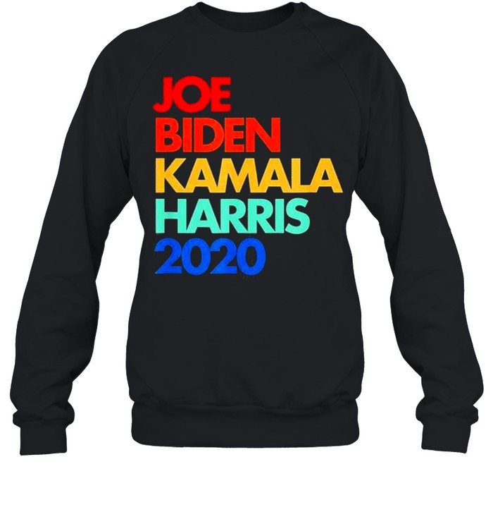 Joe biden inauguration 2021 kamala harris 2020 rainbow gift shirt Unisex Sweatshirt