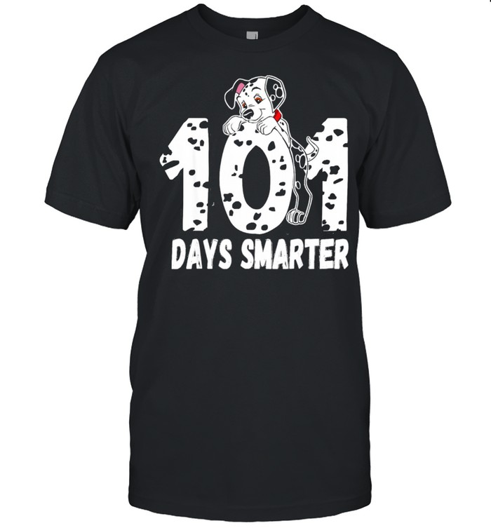 101 Days Smarter Dalmation Dog shirt