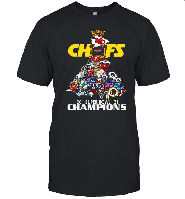 The Chiefs For All Team Football 2021 Super Bowl Champions shirt Classic Men's T-shirt