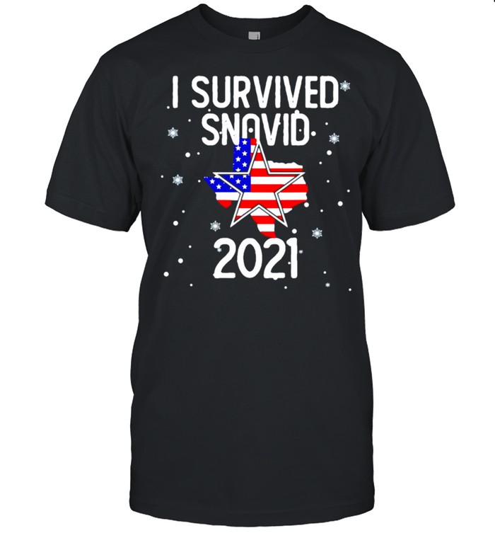Texas American I survived snovid 2021 shirt