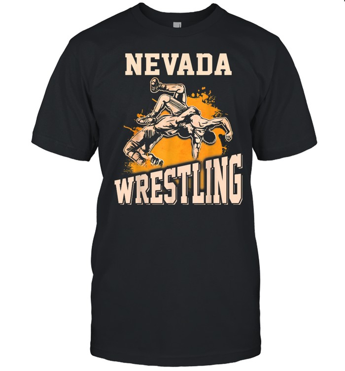 Nevada Wrestling Dad Mom For Wrestler Son shirt Classic Men's T-shirt