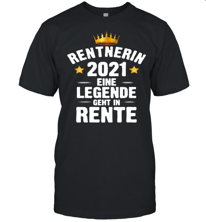 Crown Rentnerin 2021 Eine Legende Geht In Rente shirt Classic Men's T-shirt