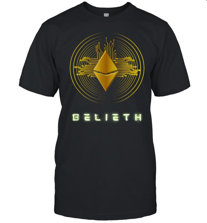 Ethereum Ether ETH Crypto Blockchain Hodl Trading Belieth shirt Classic Men's T-shirt