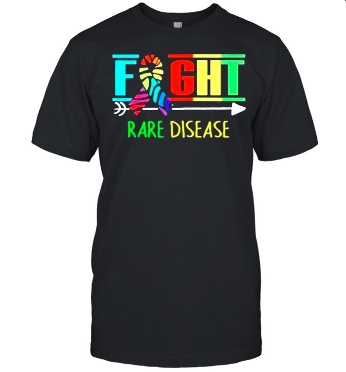 Fight rare disease zebra ribbon rare disease day 2021 shirt Classic Men's T-shirt