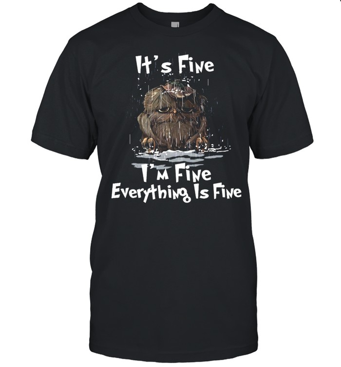 Its Fine Im Fine Everything Is Fine shirt Classic Men's T-shirt