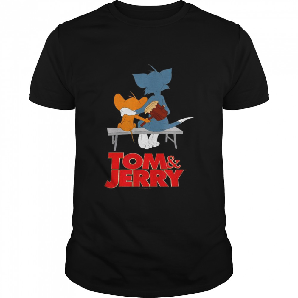 Tom & Jerry Movie Parkbench shirt Classic Men's T-shirt