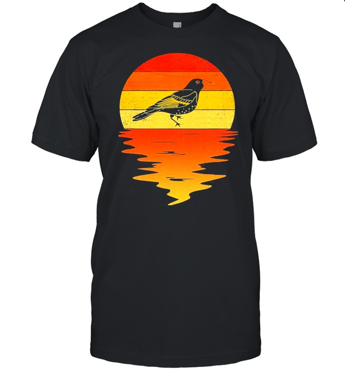 Baltimore Oriole Retro Sunset Vintage Shirt