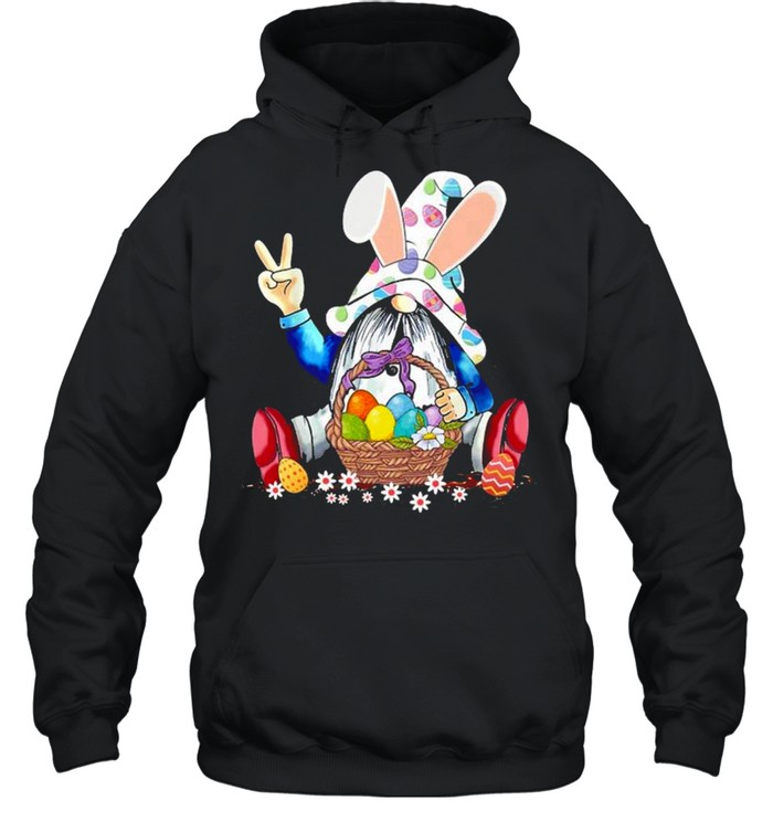 Gnome Easter Hippie Egg Hunting Gnomes shirt Unisex Hoodie