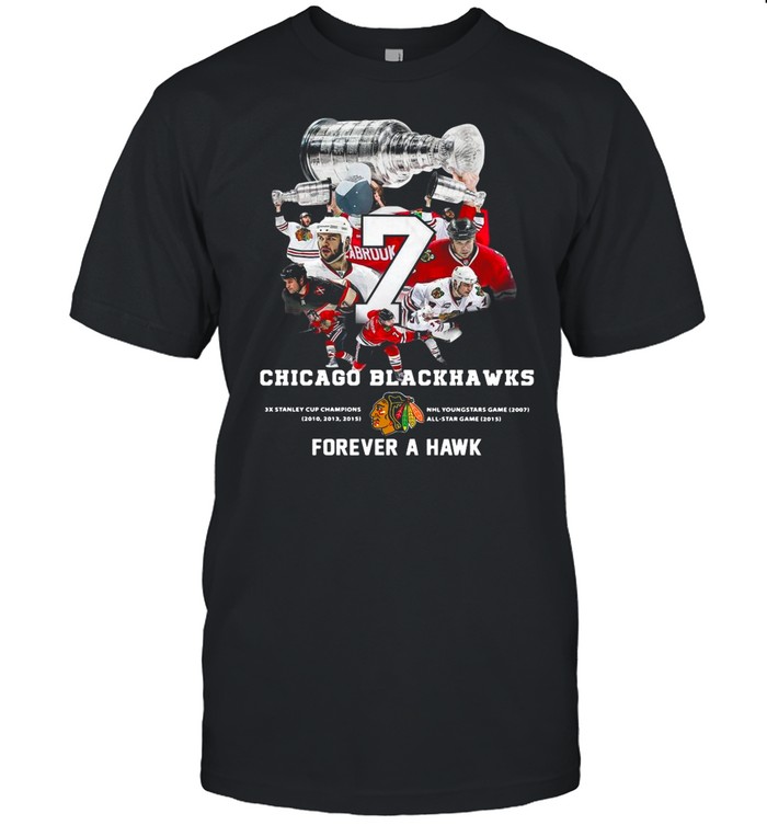 7 Brent Seabrook Chicago Blackhawks Forever A Hawk shirt Classic Men's T-shirt