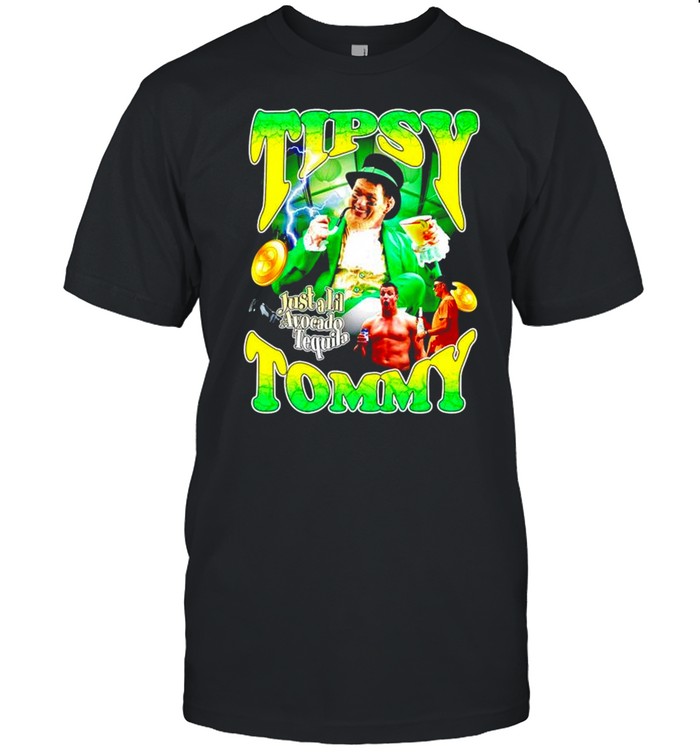 Tipsy Tommy just a lil avocado tequila Tom Brady dunk St.Patrick's day shirt  - Trend T Shirt Store Online