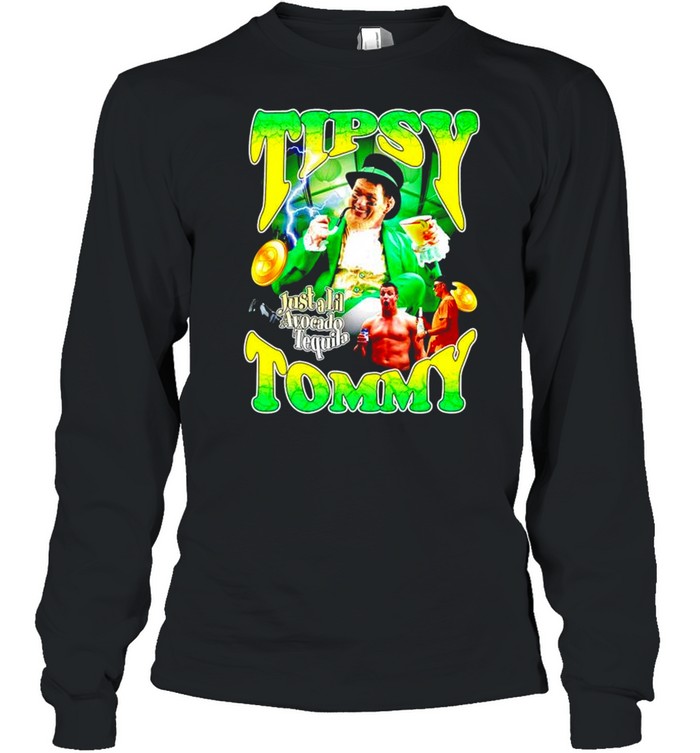 Tipsy Tommy just a lil avocado tequila Tom Brady dunk St.Patrick's day shirt,  hoodie, sweater, long sleeve and tank top