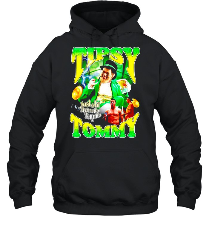 Tipsy Tommy just a lil avocado tequila Tom Brady dunk St.Patrick's day shirt  - Trend T Shirt Store Online