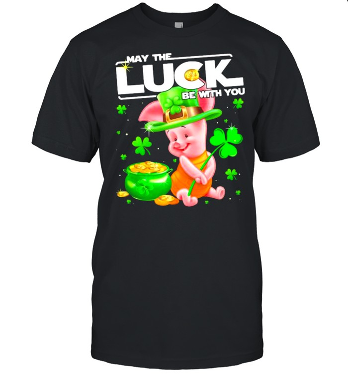 Piglet May The Luck Be With You Patrick Day  Classic Men's T-shirt