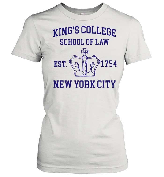 Alexander Hamilton king’s college school of law est 1954 new york city shirt Classic Women's T-shirt
