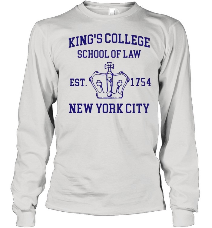 Alexander Hamilton king’s college school of law est 1954 new york city shirt Long Sleeved T-shirt