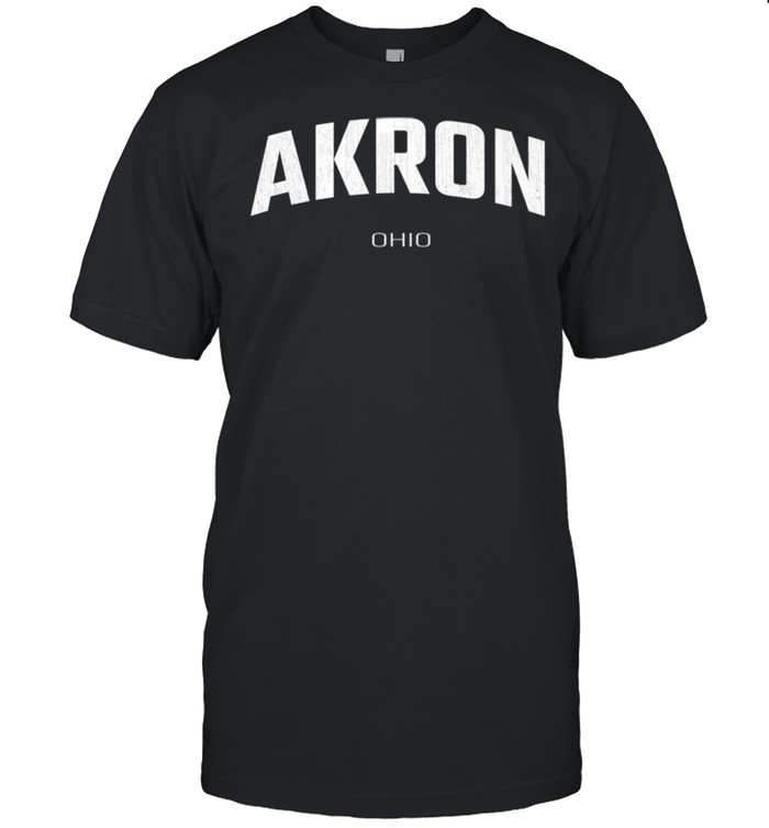 Akron Ohio OH vintage state Athletic shirt Classic Men's T-shirt