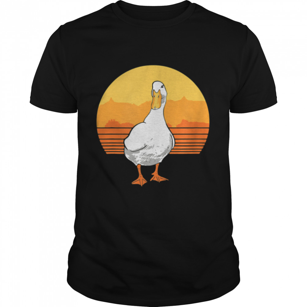 Retro Duck Illustration Duck Owner shirt Classic Men's T-shirt