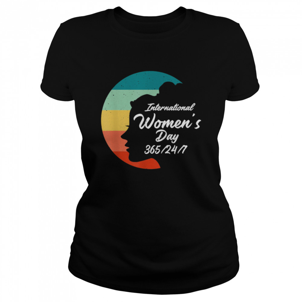Vintage International’s Day 8th March 2021 All Day shirt Classic Women's T-shirt