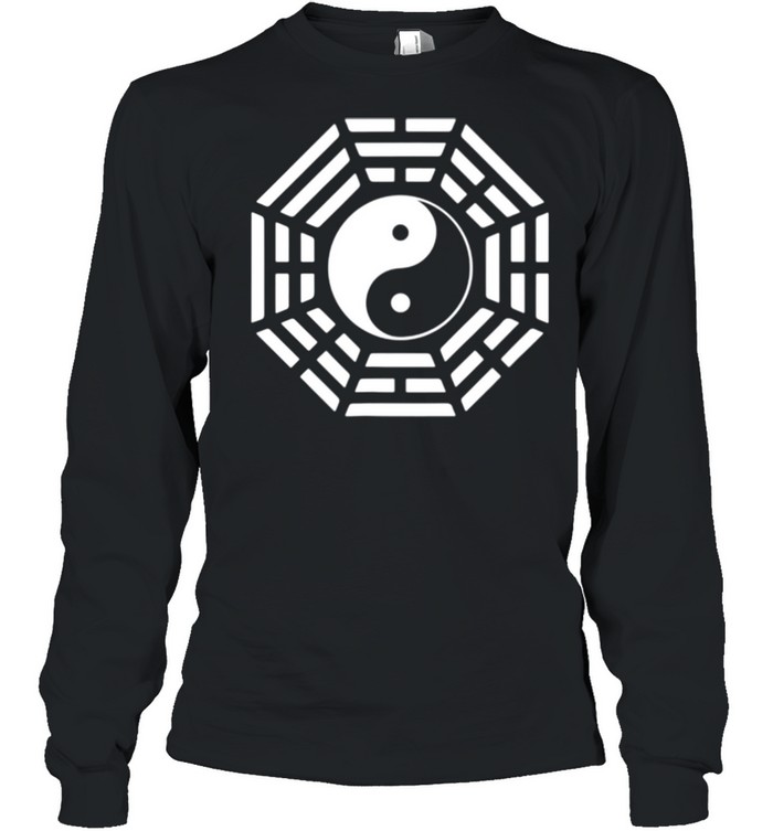 Bagua Mirror Feng Shui Yin Yang Symbol for Tai Chis shirt Long Sleeved T-shirt