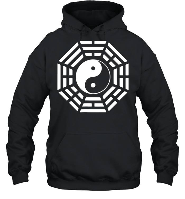 Bagua Mirror Feng Shui Yin Yang Symbol for Tai Chis shirt Unisex Hoodie