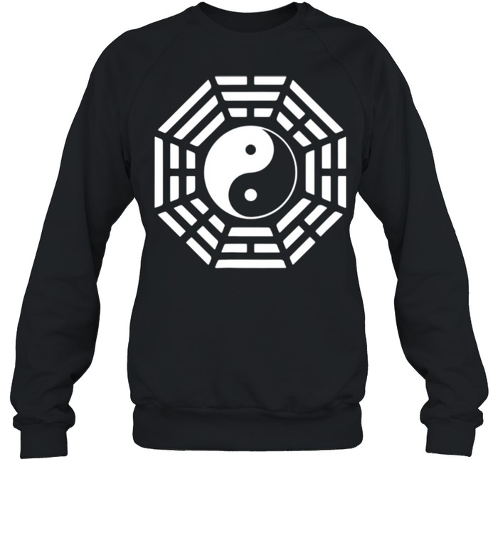 Bagua Mirror Feng Shui Yin Yang Symbol for Tai Chis shirt Unisex Sweatshirt