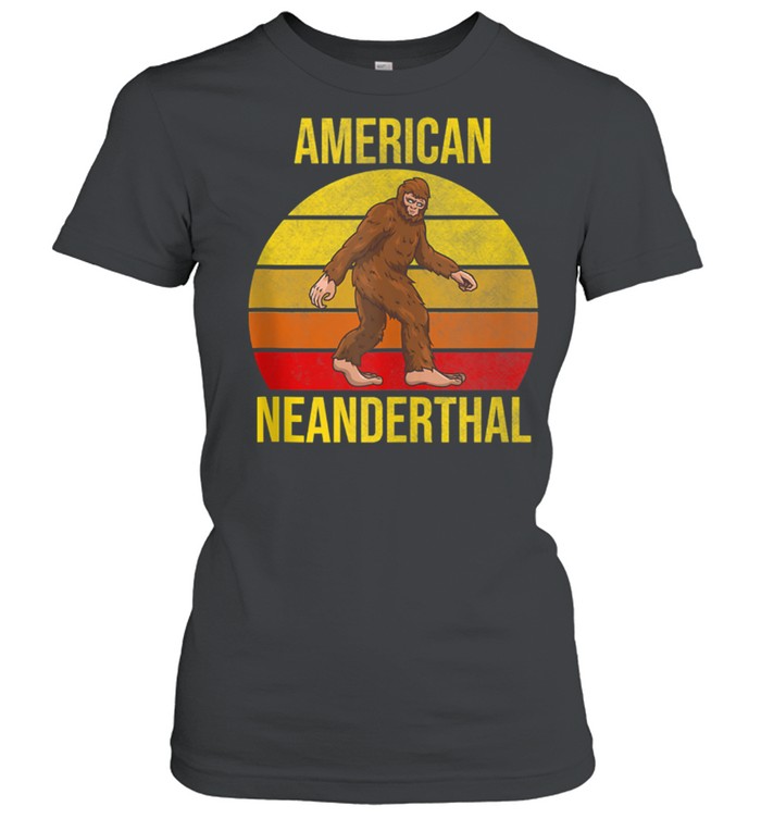 American Neanderthal Vintage Sunset shirt Classic Women's T-shirt