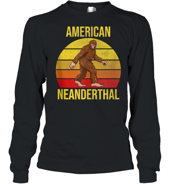 American Neanderthal Vintage Sunset shirt Long Sleeved T-shirt