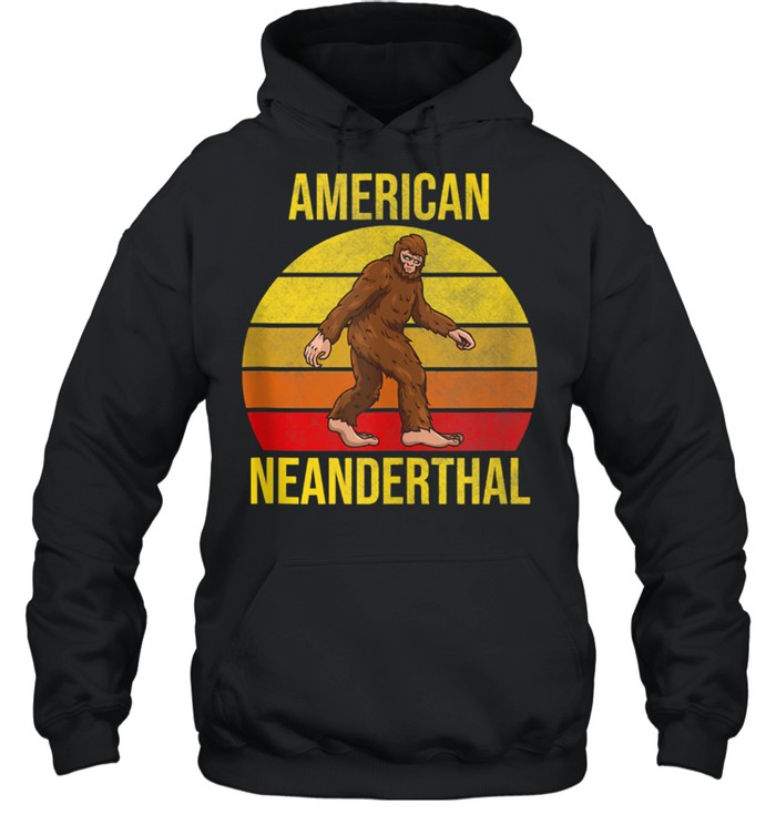 American Neanderthal Vintage Sunset shirt Unisex Hoodie