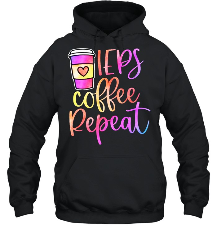 Ieps coffee repeat shirt Unisex Hoodie