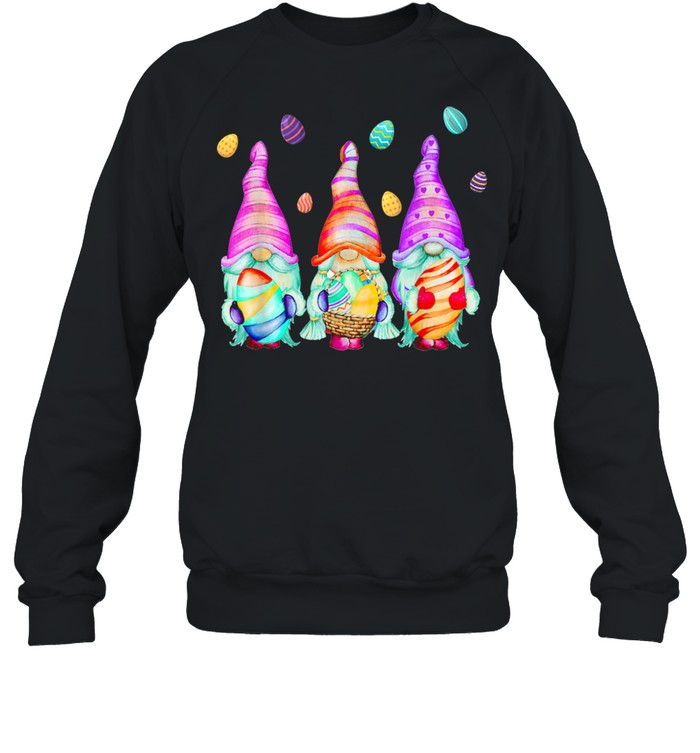 Gnome Easter Hippie Egg Hunting Gnomes shirt Unisex Sweatshirt