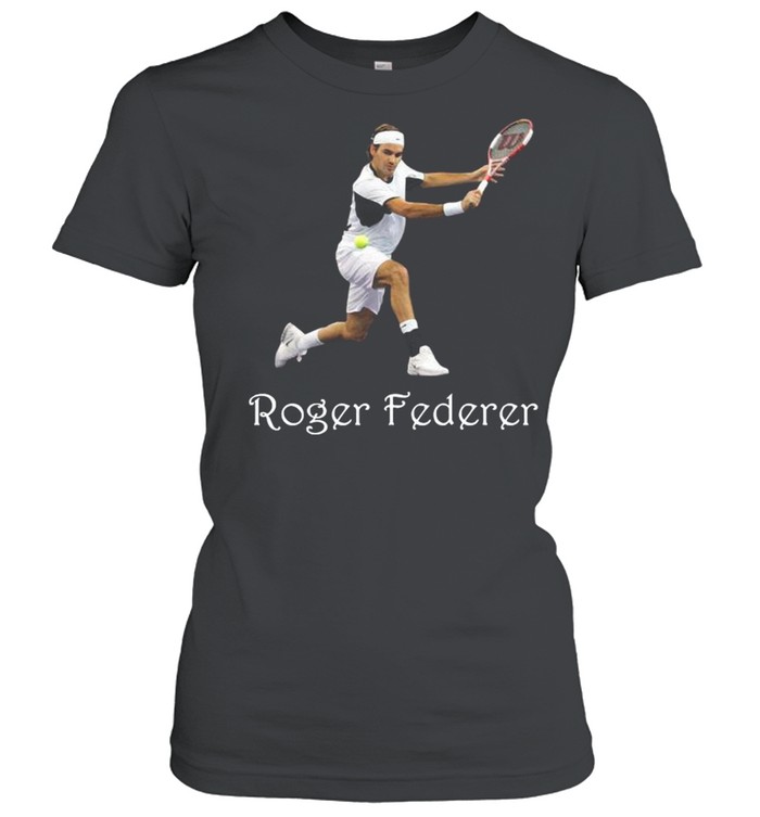 Roger Federer With Tennis Of The Worlds shirt Classic Women's T-shirt