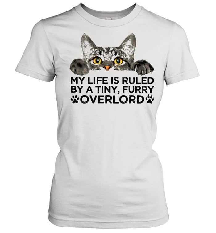 Cat Ruled By Overlord For Cat Lover  Classic Women's T-shirt