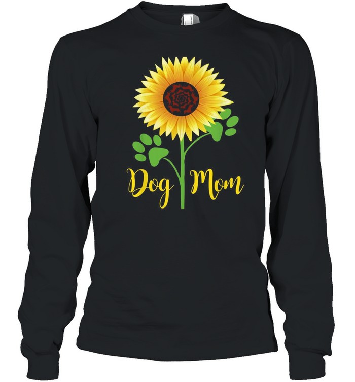 Dachshund Sunflower dog mom shirt Long Sleeved T-shirt