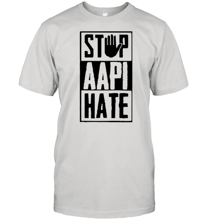 Stop Aapi Hate Stop Hand Sign Asian  Classic Men's T-shirt