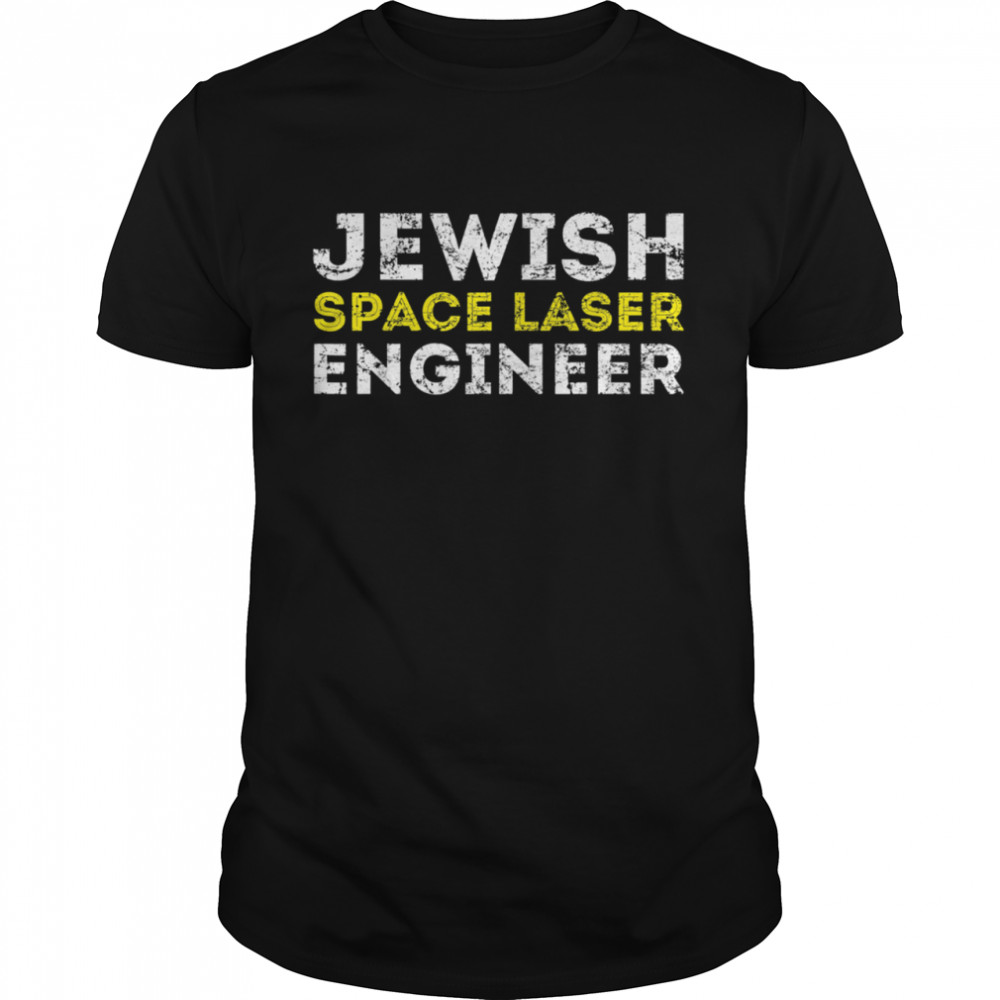 Secret Jewish Space Laser Engineer Alien Ufo  Classic Men's T-shirt