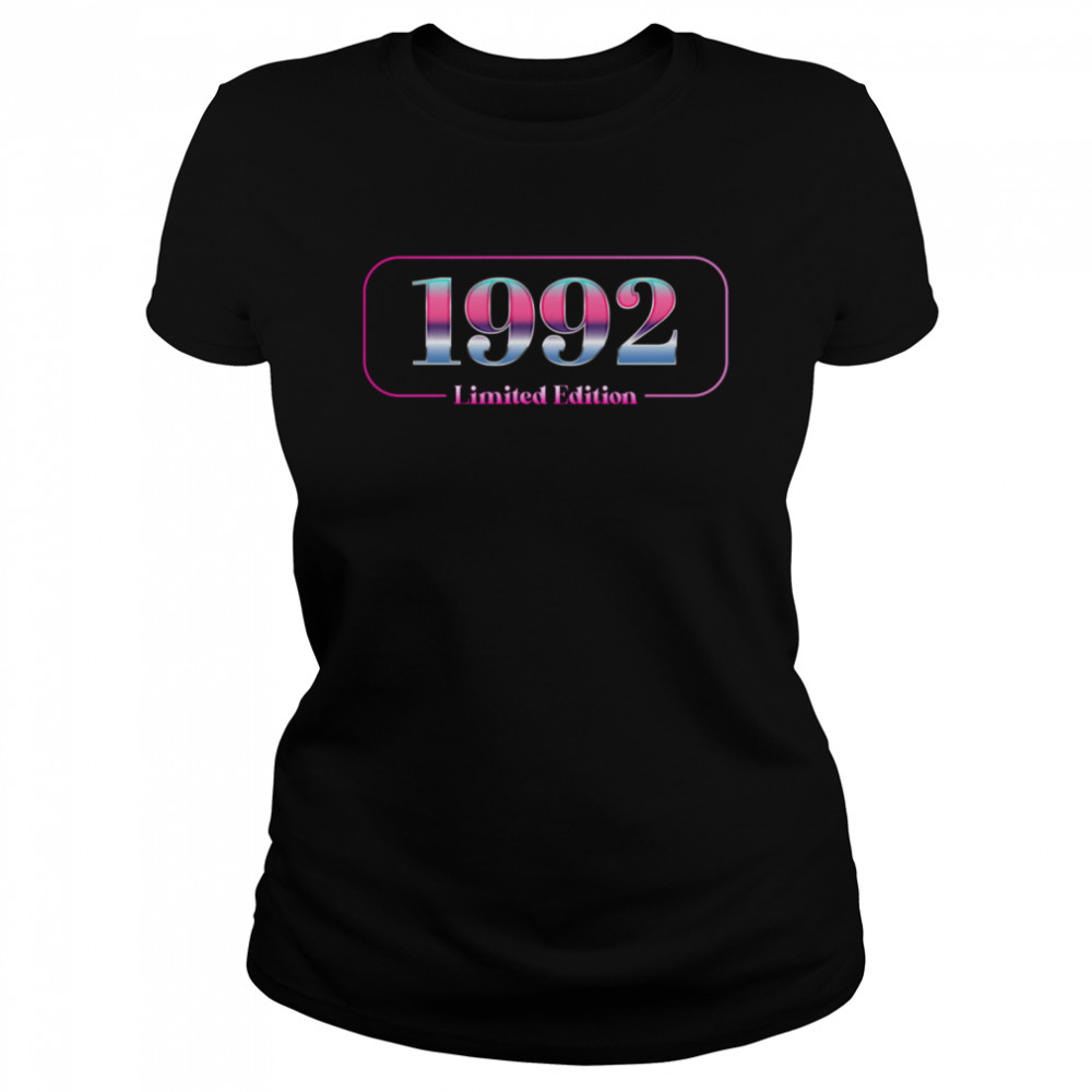 29th Birthday Man 29 Years Bday Year 1992  Classic Women's T-shirt