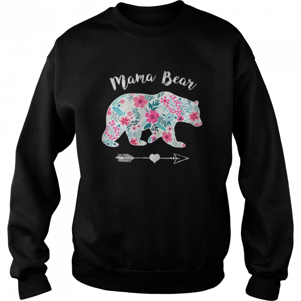Mama 02 Bear Matching Family Bear Mothers Day  Unisex Sweatshirt