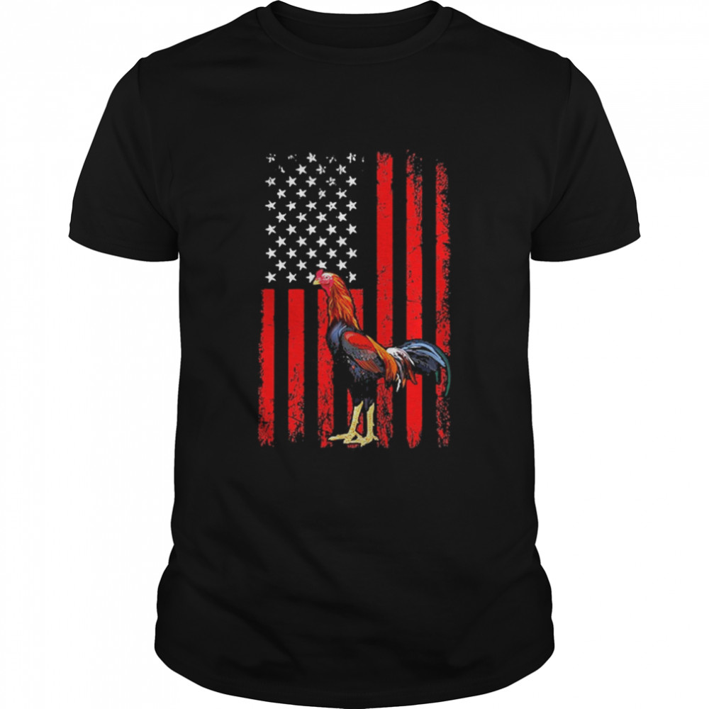 2021 Chicken American Flag shirt Classic Men's T-shirt