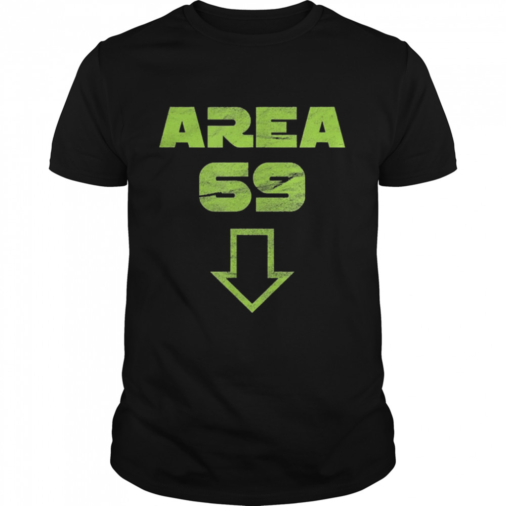 Area 69 meme futuristic style shirt Classic Men's T-shirt