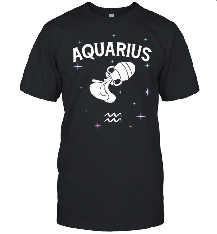 Horoscope Aquarius Symbol Zodiac Costume  Classic Men's T-shirt