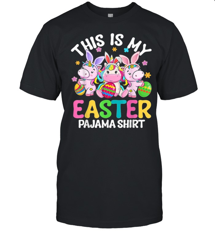 This is My Easter Pajama Hoppy Bunny Rabbit Eggs  Classic Men's T-shirt