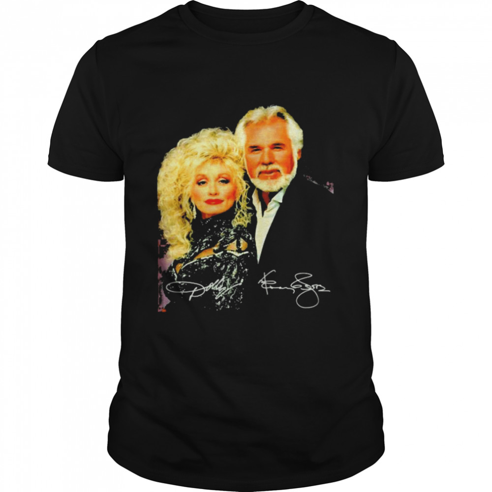 Dolly Parton And Kenny Rogers Signature Shirt