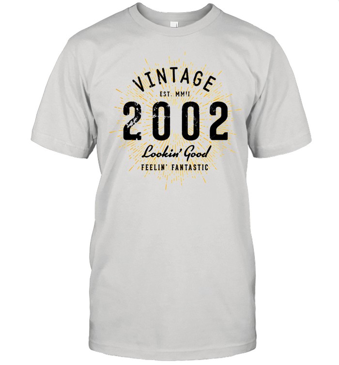 Jahrgang 19. Geburtstag geboren im Jahr 2002 Langarmshirt  Classic Men's T-shirt
