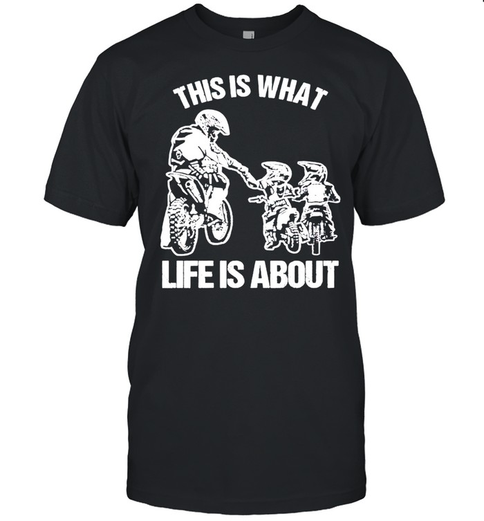 Motocross this is what life is about shirt Classic Men's T-shirt