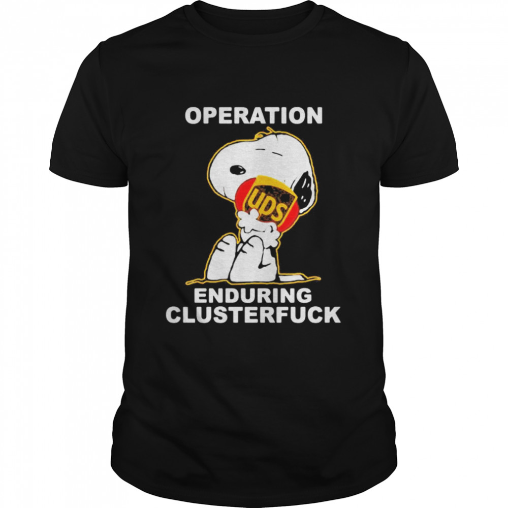 Operation Enduring Clusterfuck Snoopy Hug Logo  Classic Men's T-shirt
