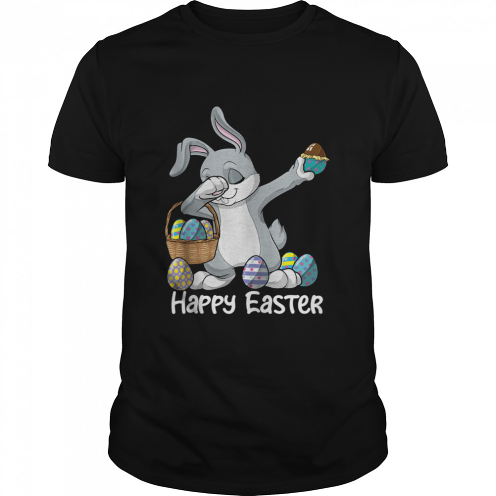 Dabbing Rabbit Easter Day Eggs Dab Boys Girls Kid Bunny Shirts