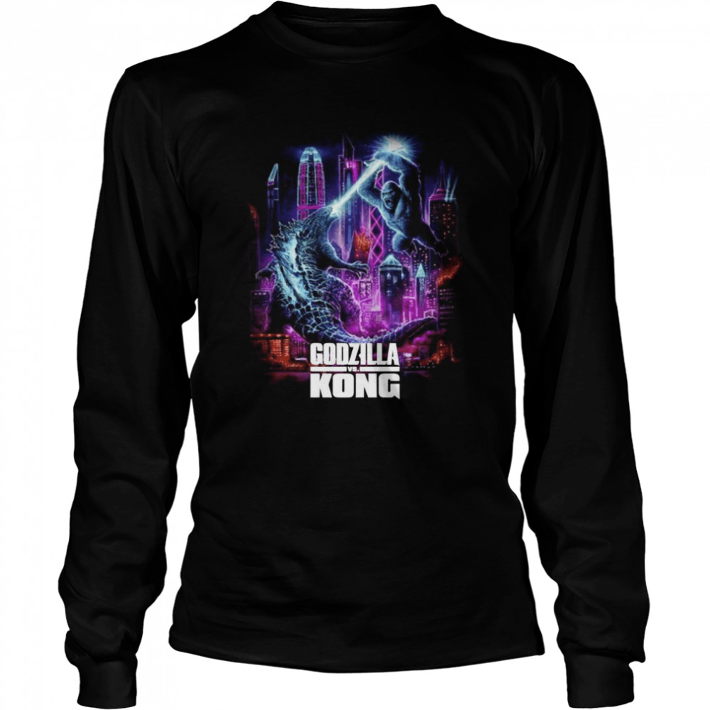 Godzilla Vs Kong Great Battle Super Beast shirt Long Sleeved T-shirt