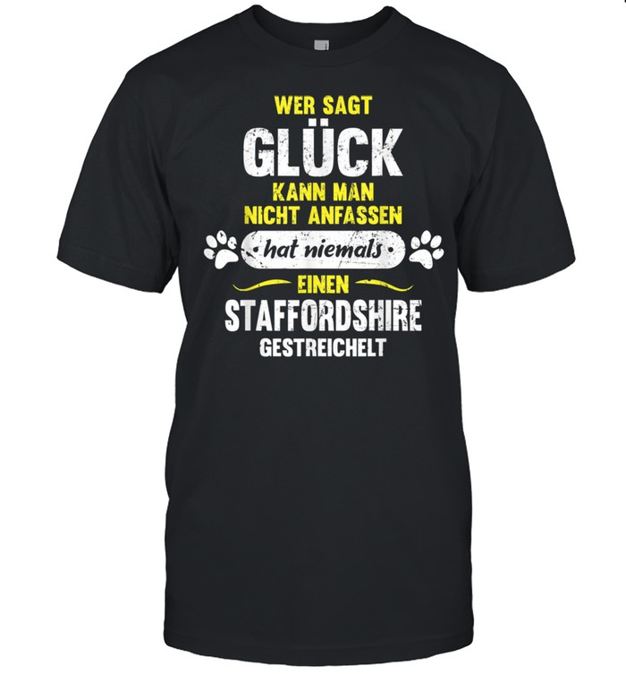 Staffordshire Pet Dog Owner shirt Classic Men's T-shirt