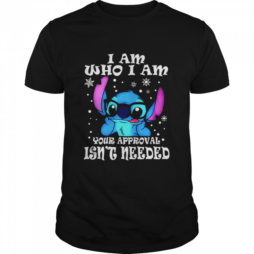 Stitch I Am Who I Am Your Approval Isn’t Needed T-shirt Classic Men's T-shirt