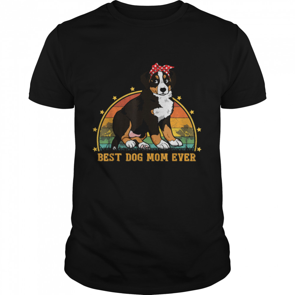 Vintage Best Bernese Mountain Mom Ever Outfit Dog Shirt